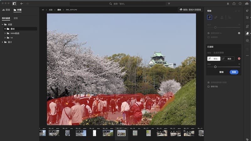 Lightroom2025新功能AI移除