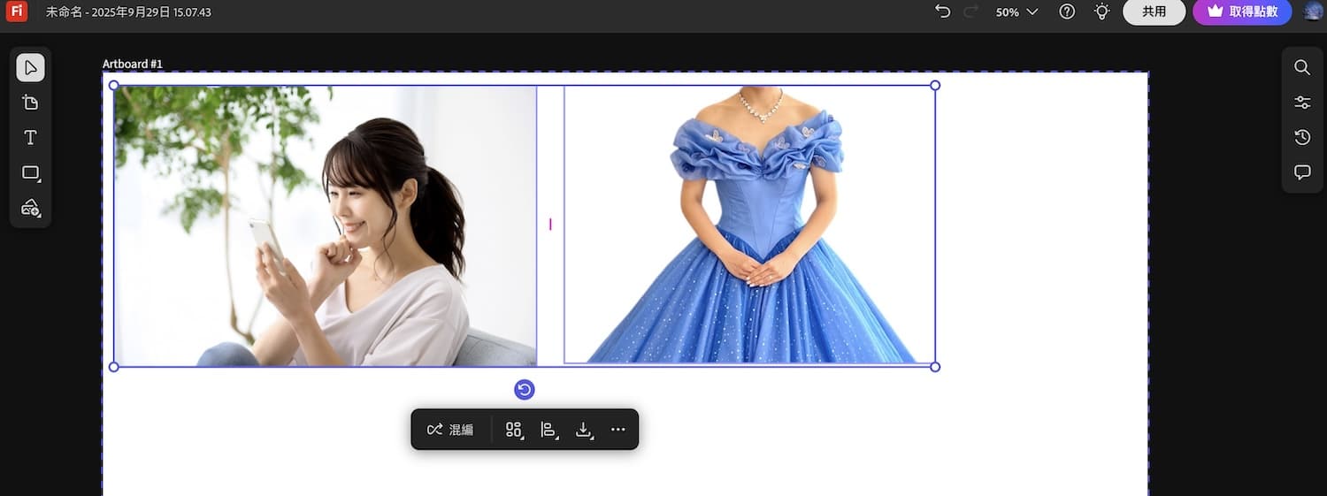 結合影像、顏色、紋理、字體等元素的視覺拼貼